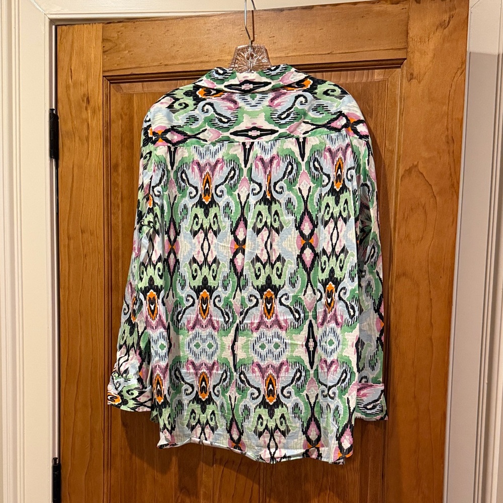 Vilagallo Multicolor Patterned Button Down Shirt - image 4